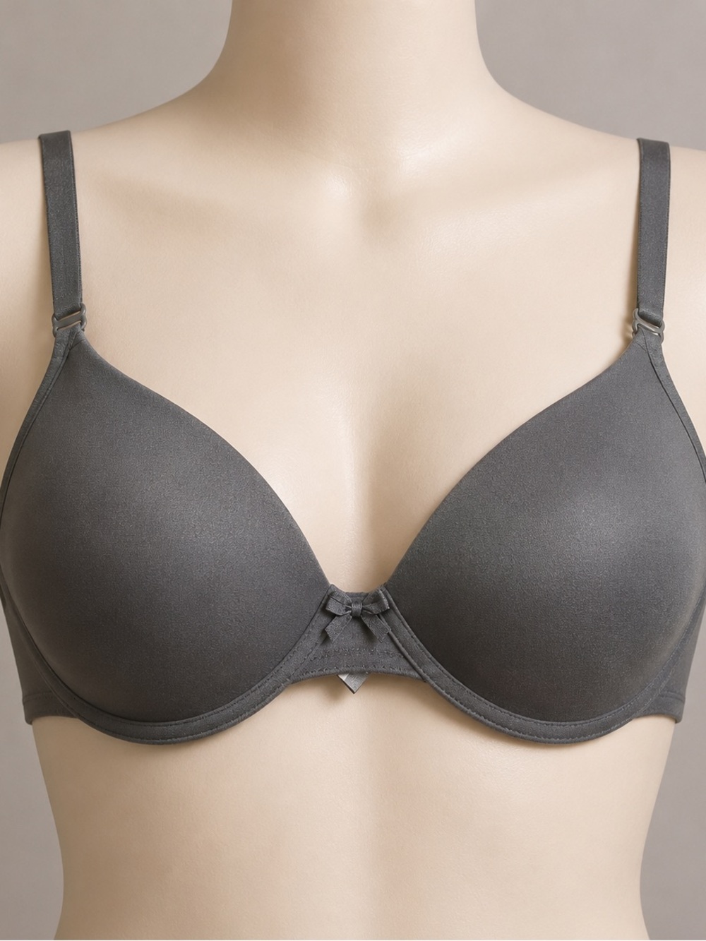 Ellen Tracy Charcoal Gray Bra